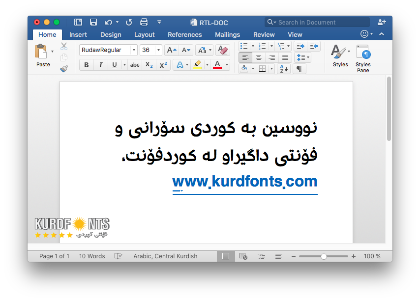 install a font in word for mac